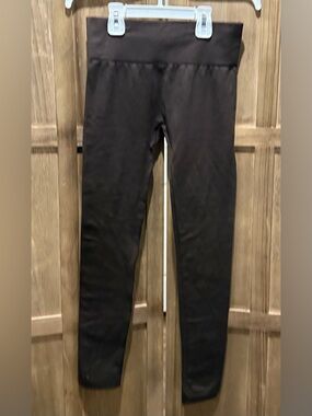 Hue Brown High-Waist Leggings